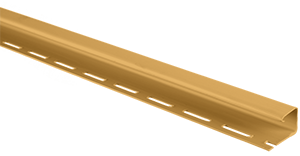 Планка "J - trim" золотистая Т-15 - 3,00м