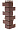 Наружный угол кирпич клинкерный (коричневый), 0,45 х 0,16м