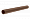 Труба водосточная с муфтой ПВХ, цвет Коричневый, 3м